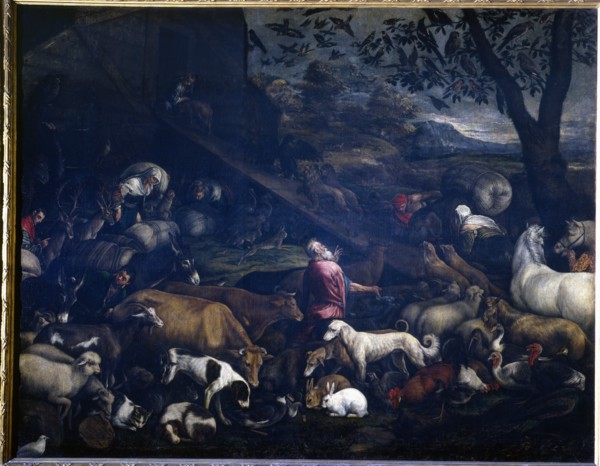 'Entry of animals into Noah's Ark', 15th-16th century. Creator: Bassano, Jacopo da Ponte (1510 - 1592).