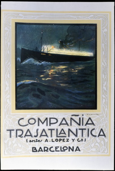 Advertising of the Cia, 1921. Creator: Roqueta.
