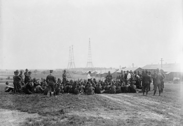 Fort McHenry - Groups, 1917. Creator: Harris & Ewing.