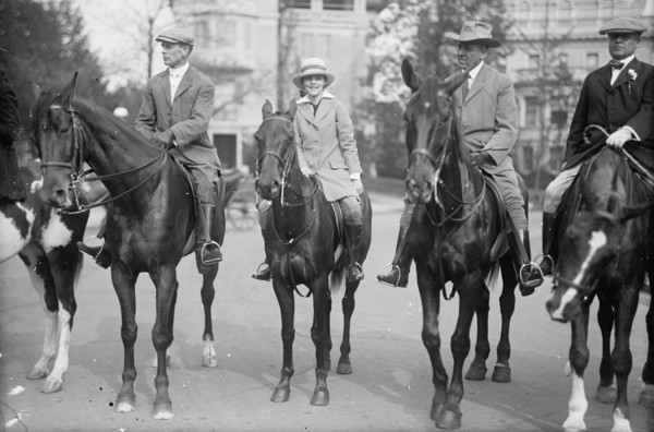 Riding And Hunt Club - Delano, 2nd from Right, 1915. Creator: Harris & Ewing.