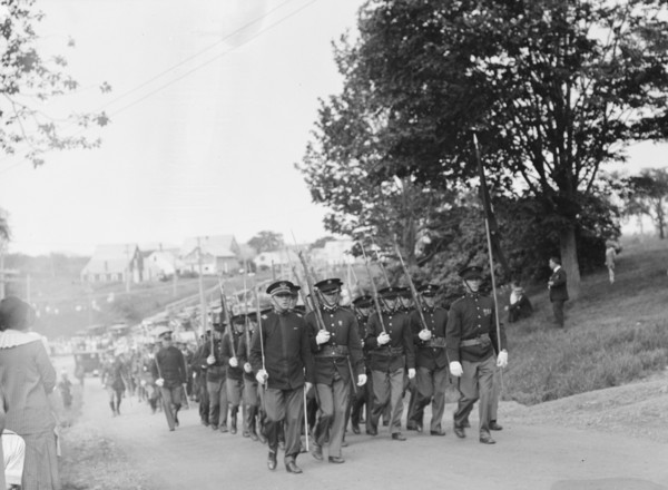 Celebration at the General Knox estate, 1931 July 25. Creator: Arnold Genthe.