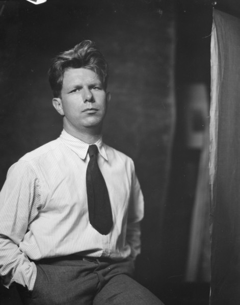 Geddes, Norman Bel, Mr., portrait photograph, 1925 Aug. 6. Creator: Arnold Genthe.