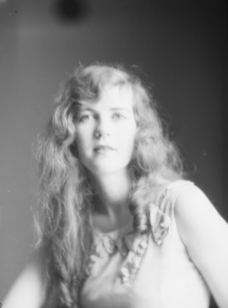 Barnett, Sally, Miss, portrait photograph, 1927 Creator: Arnold Genthe.