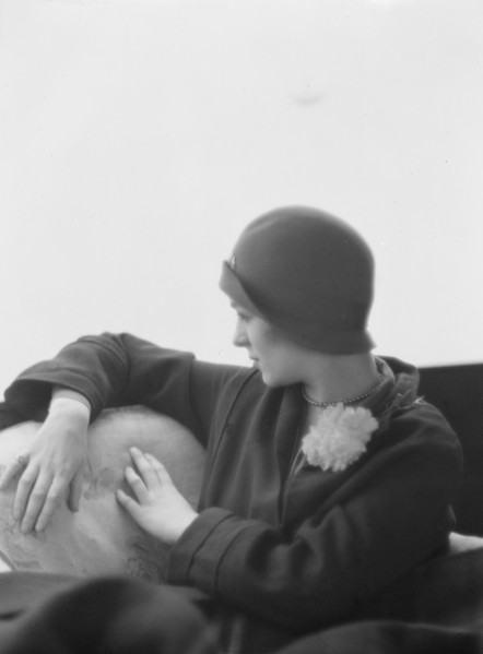 Brounoff, Olga, Miss, portrait photograph, 1928 Creator: Arnold Genthe.