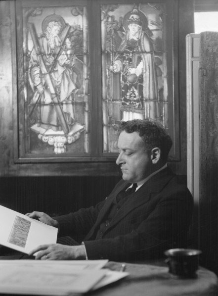 Ederheimer, Mr., portrait photograph, 1926 Creator: Arnold Genthe.