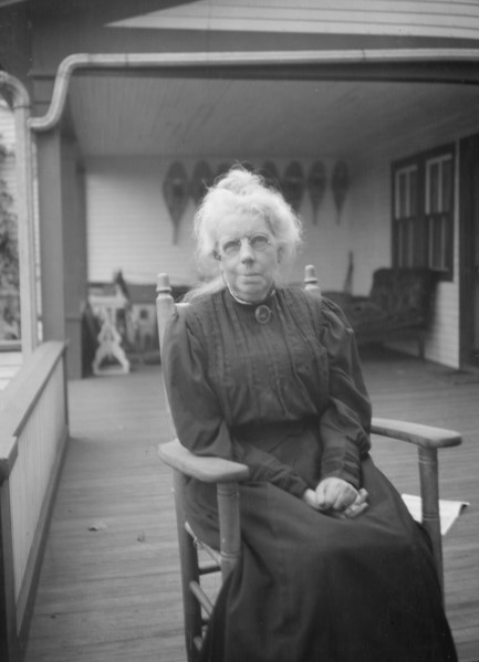 MacKaye, Steele, Mrs., seated outdoors, 1927 Creator: Arnold Genthe.