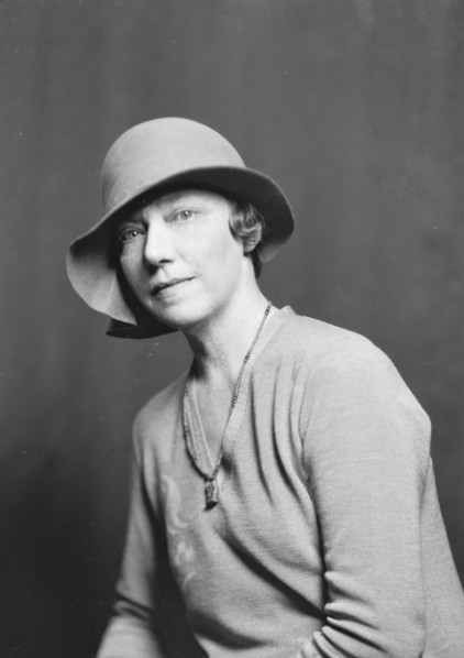 Stevens, George W., Mrs., portrait photograph, 1929 Jan. 9. Creator: Arnold Genthe.