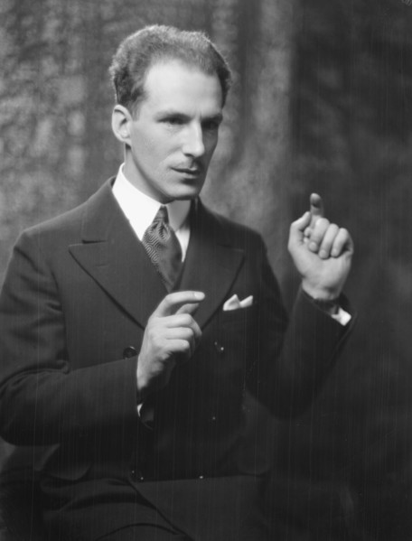 Theremin, Mr., portrait photograph, 1928 May 3. Creator: Arnold Genthe.