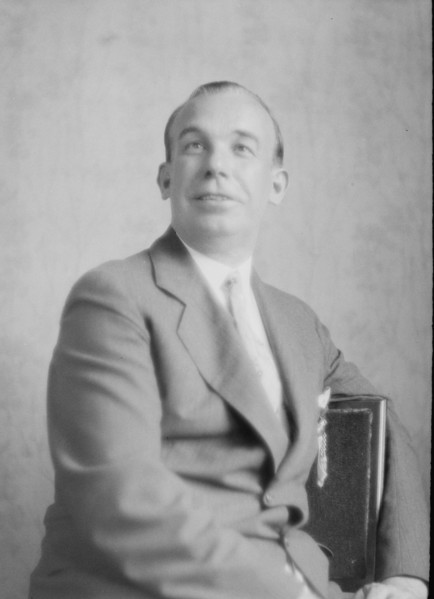 Unidentified man, possibly Mr. Armand T. Nichols, portrait photograph, between 1911 and 1942. Creator: Arnold Genthe.