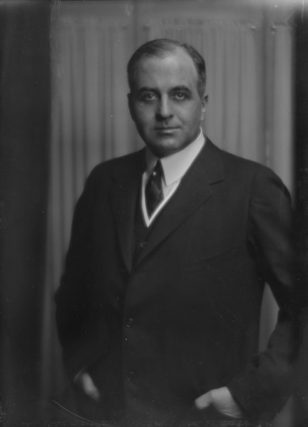 Bruce, J.M., Mr., portrait photograph, 1916. Creator: Arnold Genthe.