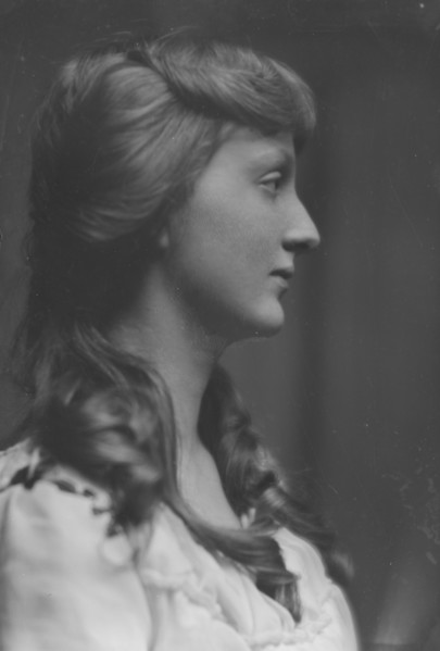 Dangerfield, Miss, portrait photograph, 1916 Mar. 28. Creator: Arnold Genthe.