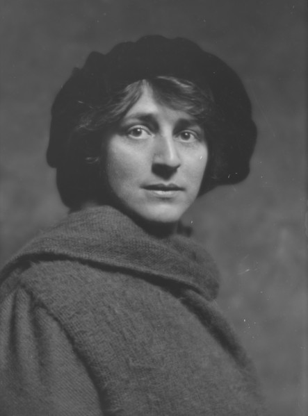 Eastman, Crystal, Miss, portrait photograph, 1916 Mar. 29. Creator: Arnold Genthe.
