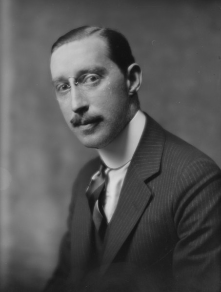 Forsch, S., Mr., portrait photograph, 1916 or 1917. Creator: Arnold Genthe.