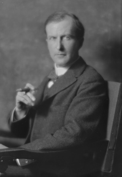 Huggins, Harvey O., Mr., or Harvey O'Higgins, portrait photograph, 1914. Creator: Arnold Genthe.