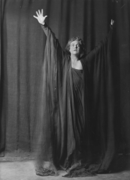 Lawton, Mary, Miss, portrait photograph, 1915. Creator: Arnold Genthe.
