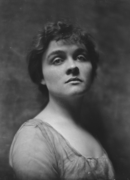 McNally, Miss, portrait photograph, 1915 May 1. Creator: Arnold Genthe.