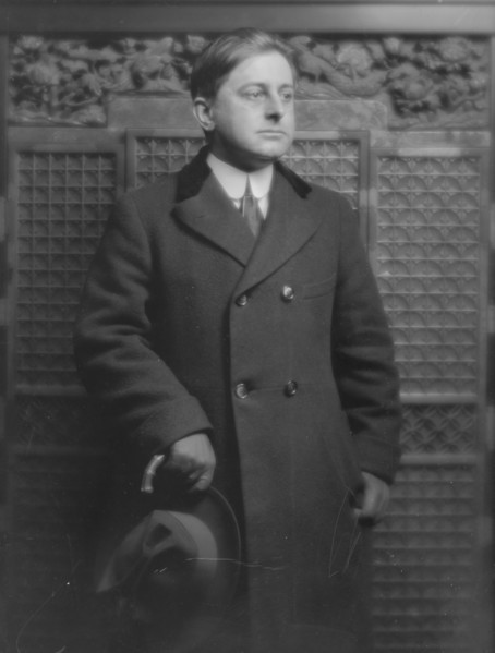 Wright, Spencer, Mr., portrait photograph, 1916 Apr. 6. Creator: Arnold Genthe.