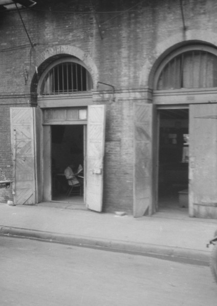 Absinthe House entrance, New Orleans, between 1920 and 1926. Creator: Arnold Genthe.