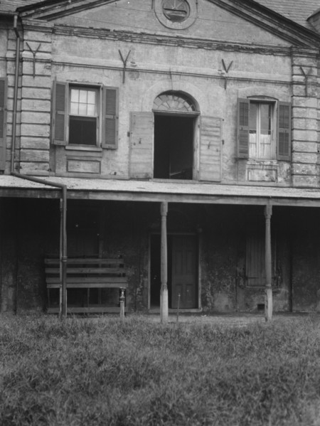 Rear wall of the old Ursuline convent, New Orleans, between 1920 and 1926. Creator: Arnold Genthe.