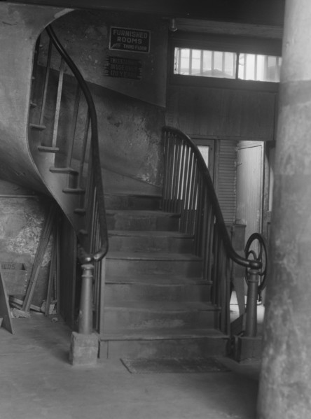 Stairway, New Orleans or Charleston, South Carolina, between 1920 and 1926. Creator: Arnold Genthe.