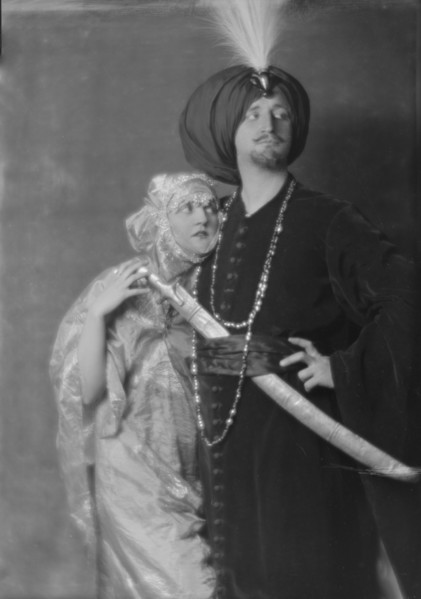 Haggin, Ben Ali, Mr., theatrical production, 1915 Jan. 3. Creator: Arnold Genthe.