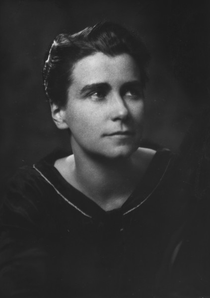 Miss Dorothy Arzner, portrait photograph, 1927. Creator: Arnold Genthe.