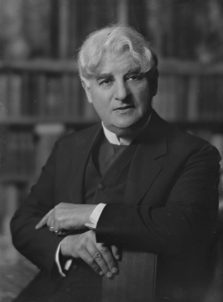 David Belasco, portrait photograph, 1918 Apr. 6. Creator: Arnold Genthe.