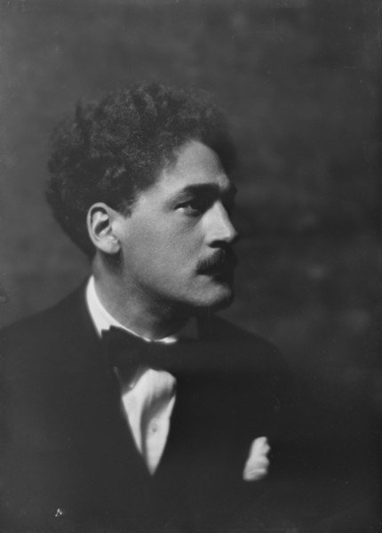Mr. Richard Buhlig, portrait photograph, 1917 Nov. 22. Creator: Arnold Genthe.