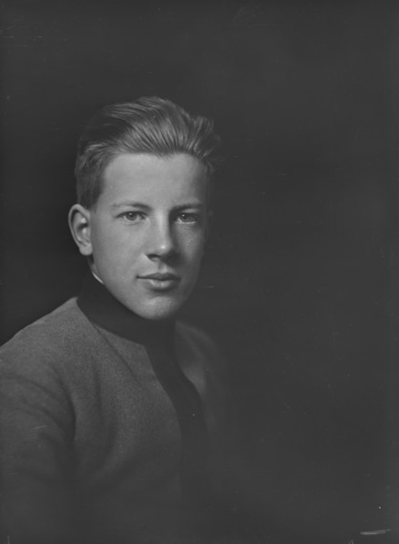 Mr. W.W. Davies Jr., portrait photograph, 1919 Jan. Creator: Arnold Genthe.
