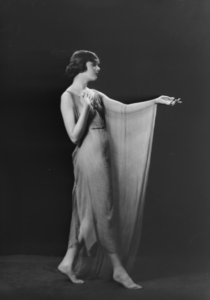 Miss Margaret McKenzie, 1919 Oct. 25. Creator: Arnold Genthe.