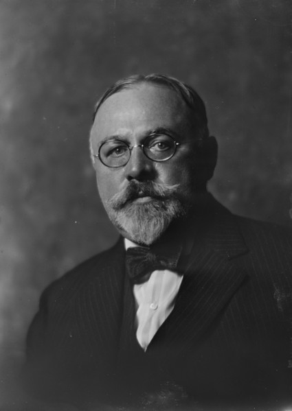 Mr. Fred A. Muschenheim, portrait photograph, 1919 Aug. 12. Creator: Arnold Genthe.
