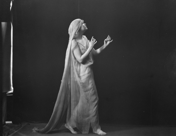 Unidentified dancer, possibly an Elizabeth Duncan dancer, between 1911 and 1942. Creator: Arnold Genthe.