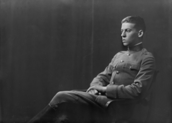 Lieutenant H. Wanger, portrait photograph, 1918 Sept. 20. Creator: Arnold Genthe.