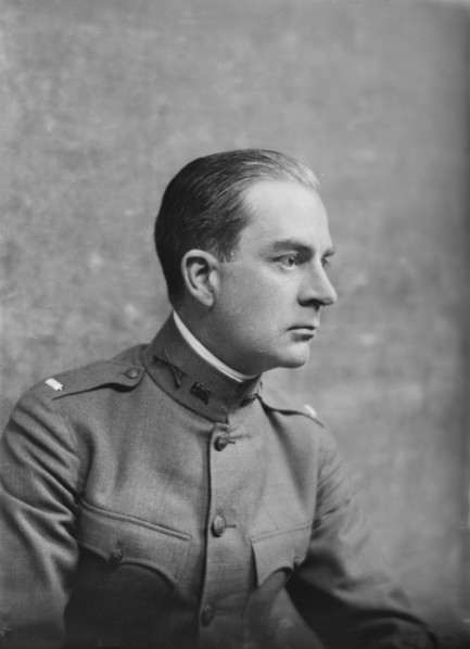 Lieutenant R.S. Warfield, portrait photograph, 1917 Dec. 3. Creator: Arnold Genthe.