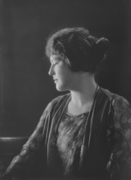 Miss Diana Wilson, portrait photograph, 1919 Mar. 11. Creator: Arnold Genthe.