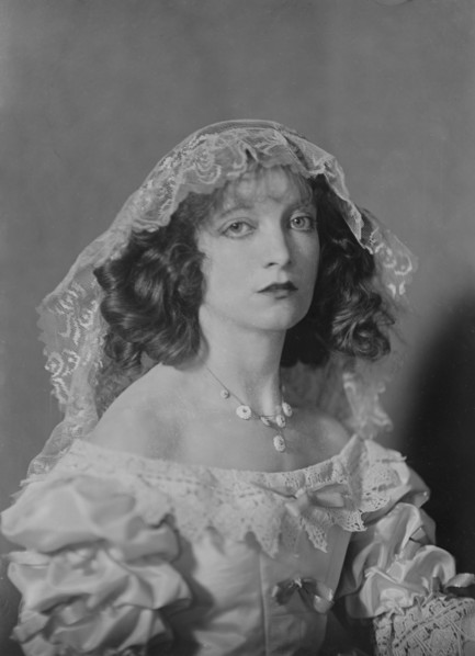 Miss Estelle Winwood, in costume, 1919 Mar. 6. Creator: Arnold Genthe.