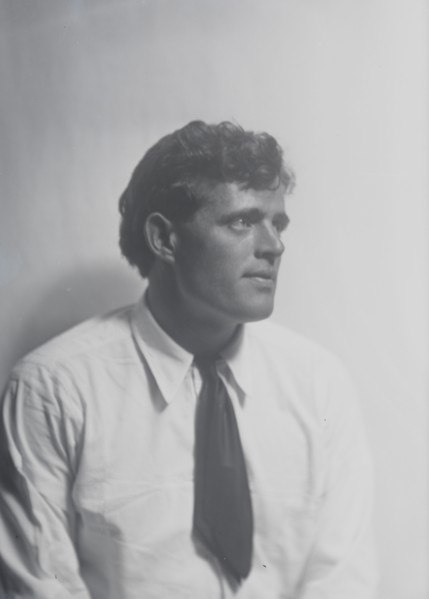 London, Jack, portrait photograph, between 1906 and 1916. Creator: Arnold Genthe.