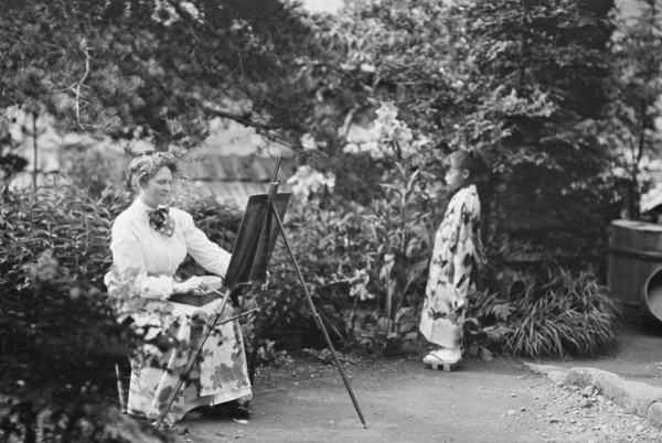 Travel views of Japan and Korea, 1908. Creator: Arnold Genthe.
