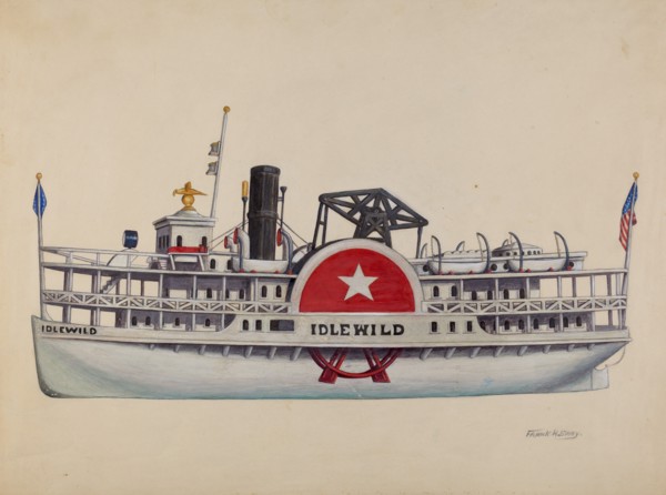 Model Ship "Idlewild", c. 1938. Creator: Frank Gray.