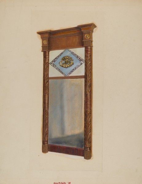 Empire Mirror, 1936. Creator: Alvin M Gully.