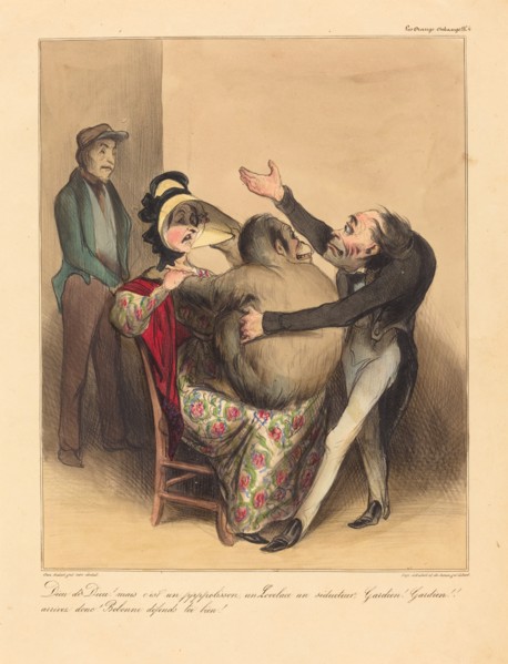 Dieu de Dieu! mais c'est un pppolisson..., 1836. Creator: Honore Daumier.
