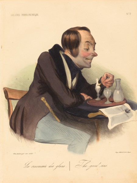 La renommée des glaces, 1836. Creator: Honore Daumier.