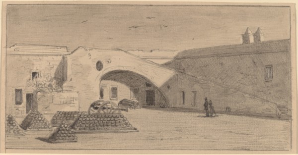 Fort Marion, Florida, c. 1874. Creator: James Wells Champney.