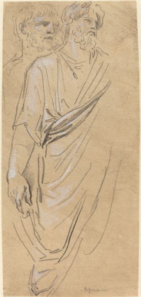 Studies of a Classical Figure. Creator: Giovanni Battista Cipriani.