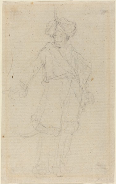A Turk [recto]. Creator: Giovanni Battista Cipriani.