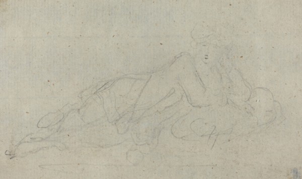 Reclining Woman [verso]. Creator: Giovanni Battista Cipriani.