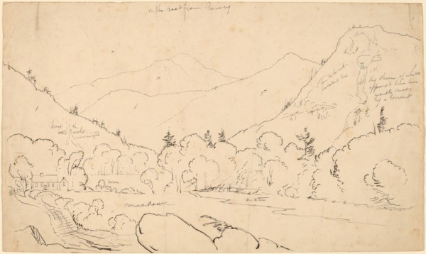 On the Road from Conway, 1827/1828. Creator: Thomas Cole.
