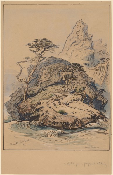 Point Lobos, California, probably 1886. Creator: Samuel Colman.