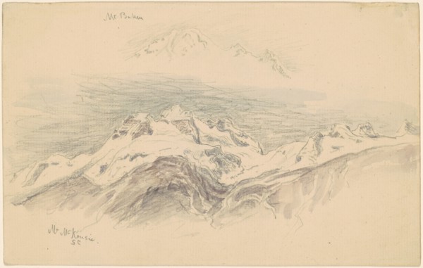 Mt. Baker and Mt. McKensie [recto], 1894. Creator: Samuel Colman.