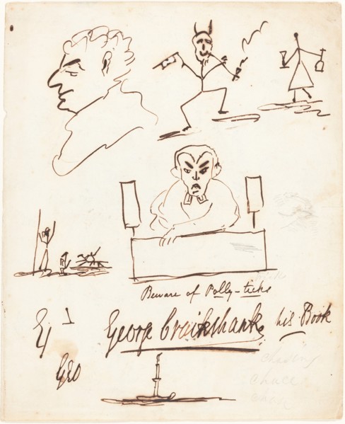 Satirical Sketches. Creator: George Cruikshank.